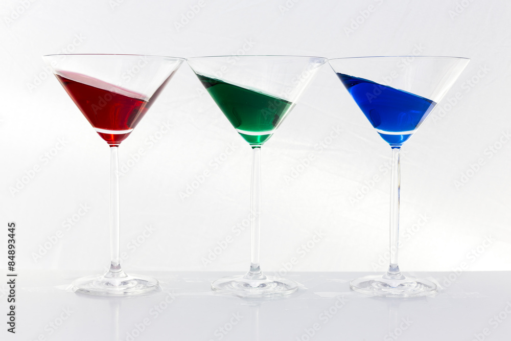Copas de colores