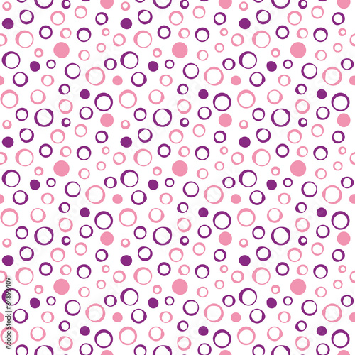 Seamless pattern with circle shapes
