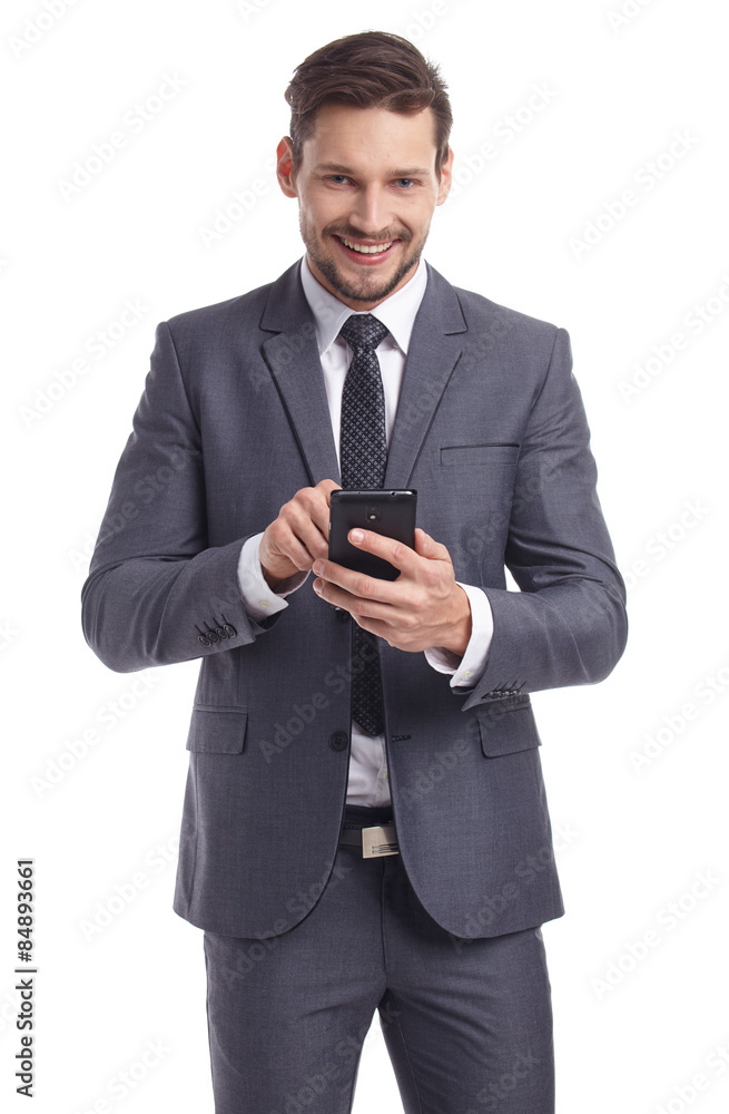 business, people and office concept - businessman in suit business, people and office concept - businessman in suit