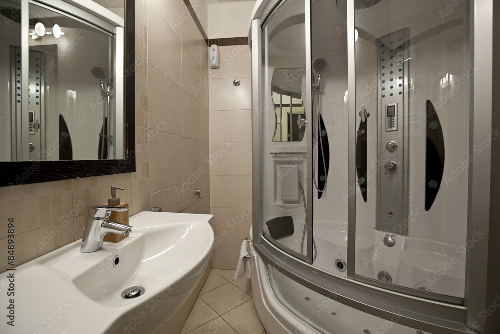 Fototapeta premium Hotel bathroom interior