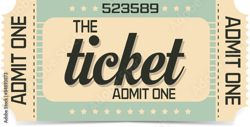 Retro ticket