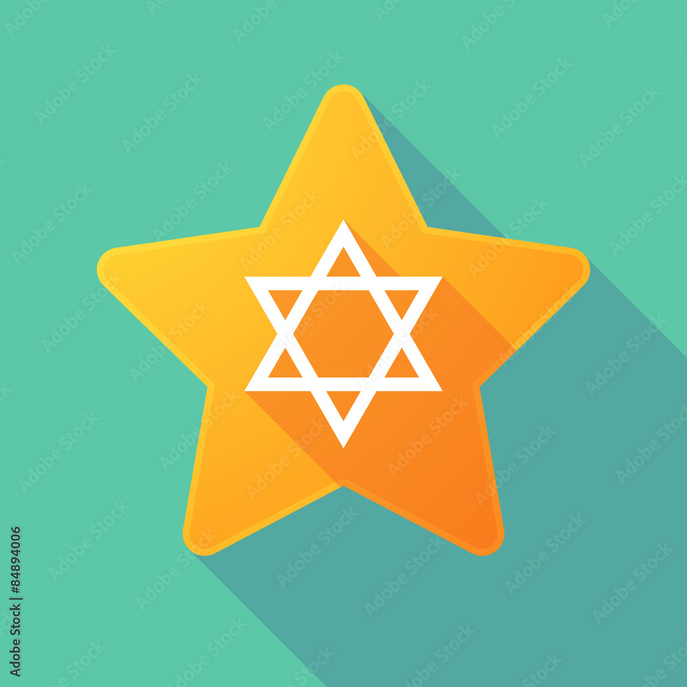 Star icon with a David star Star icon with a David star