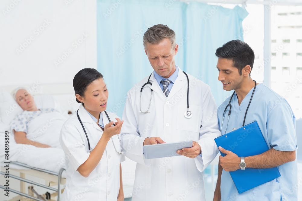 Portrait of confident doctors with arms crossed Portrait of confident doctors with arms crossed