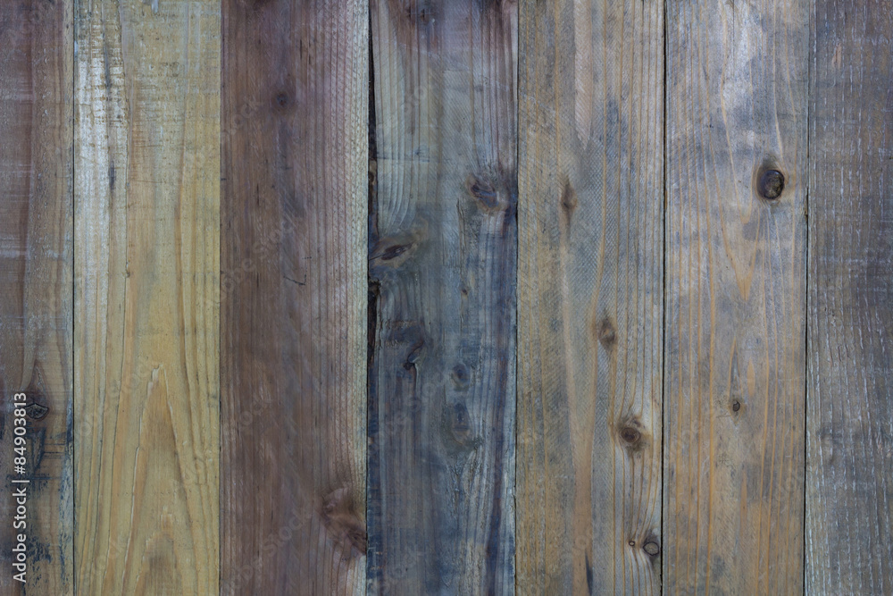 Naklejka premium Stos drewna na tle