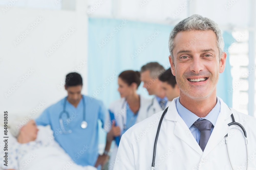 Doctor explaining report to female patient Doctor explaining report to female patient