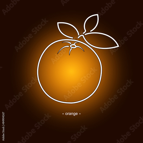 Image Orange in the Contours