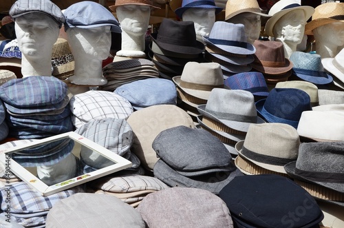 Photography Etalage de Chapeaux et casquettes
