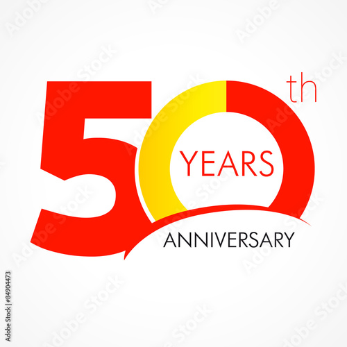 50 years anniversary logo