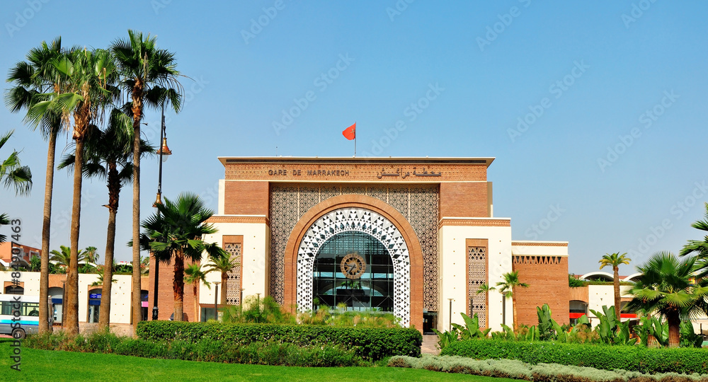 Obraz premium Marrakech train station