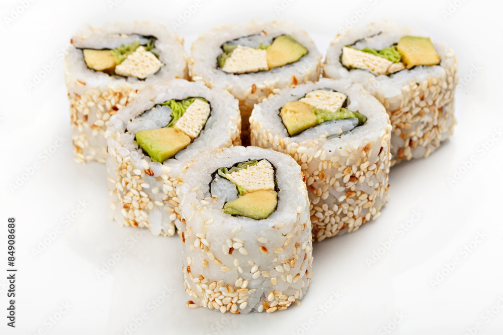 Maki Sushi. Maki Sushi.