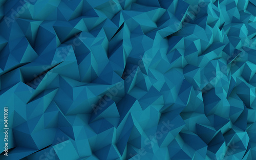 Abstract blueTriangle Geometrical Background illustration