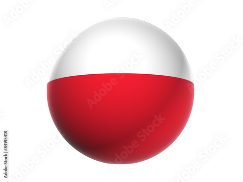 Free Download 3D flag of Poland - GFXLoad
