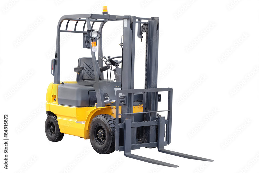 Loader isolated under the white background