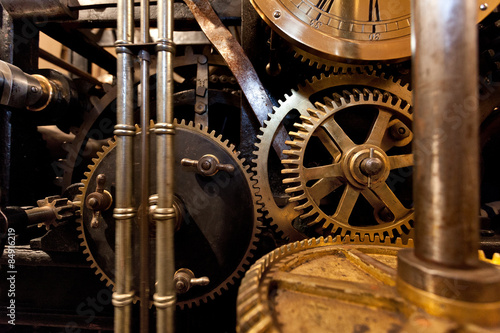 Mechanism of the old clock tower
