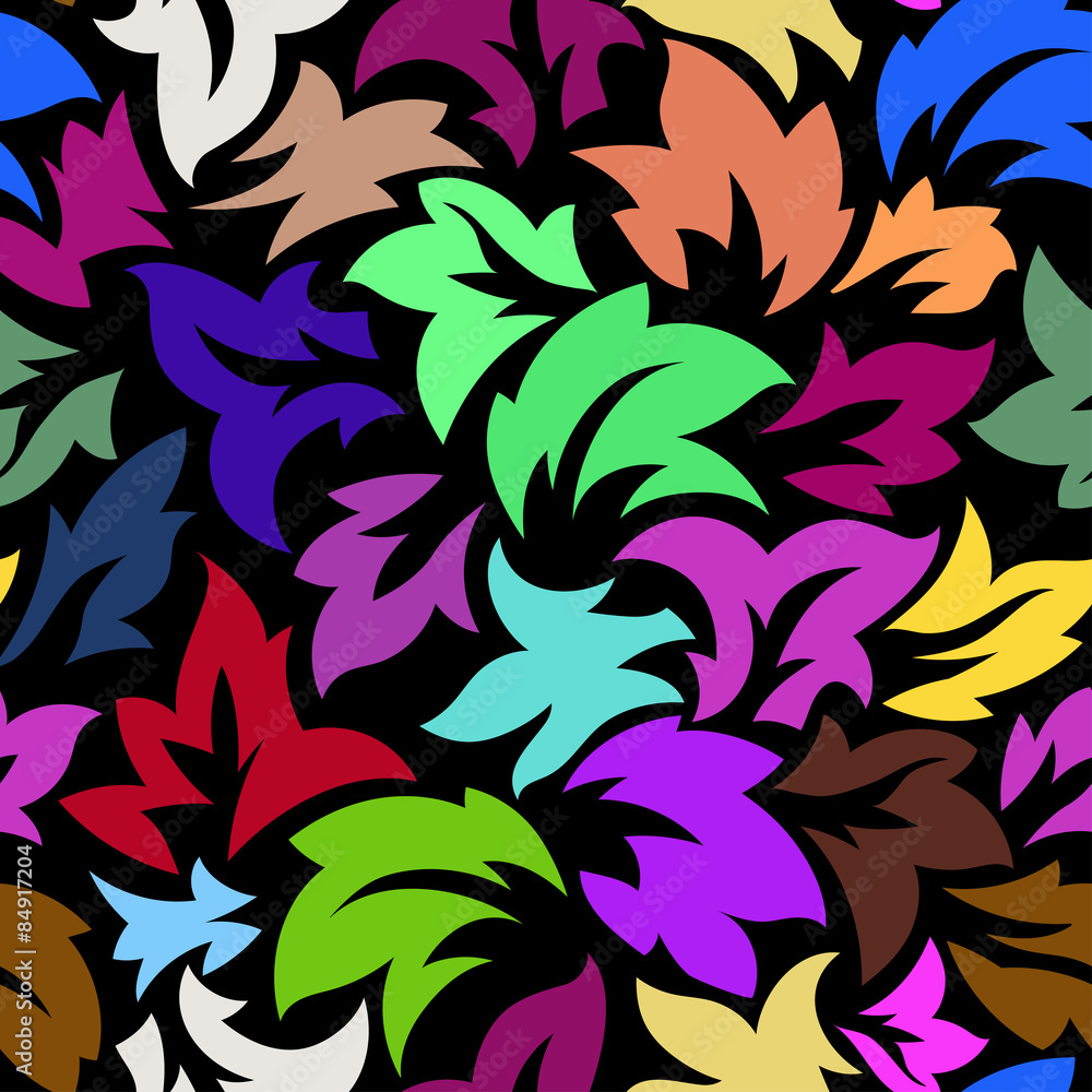 Fototapeta premium Seamless floral pattern