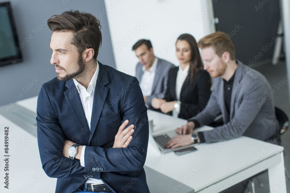 Young people in the office