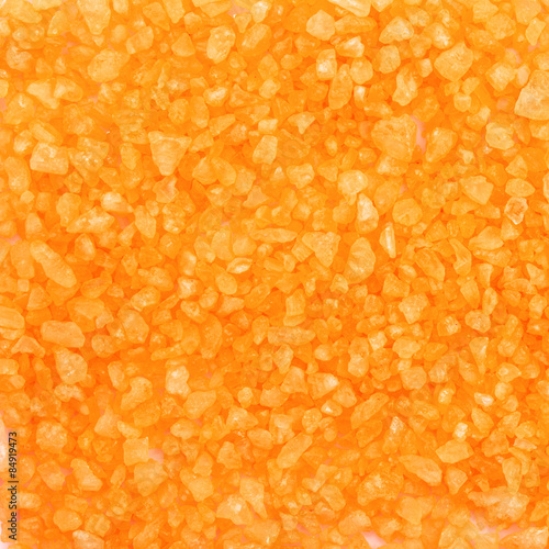 Orange sea salt background
