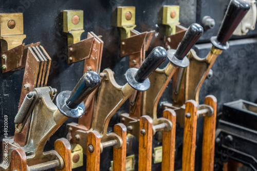 Vintage Industrial Levers photo