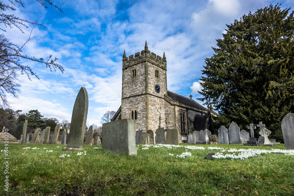 Fototapeta premium English Village Church