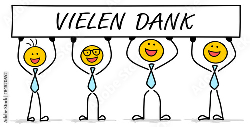 Strichmännchen Vielen Dank