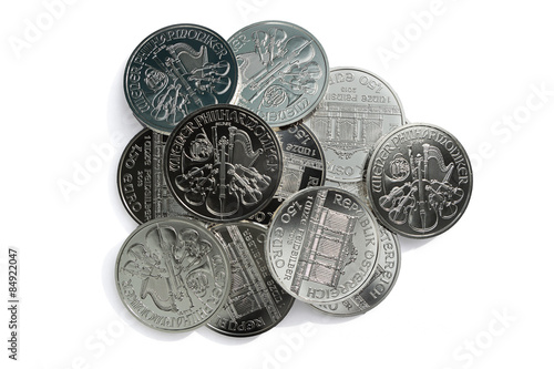 Bunch Silver Coins - Vienna Philharmonic 1oz 2013