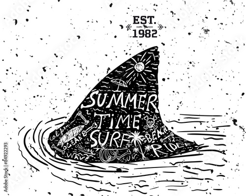 Photography Summer design, grunge style
