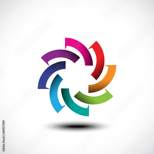 Business abstract icon. Vec...