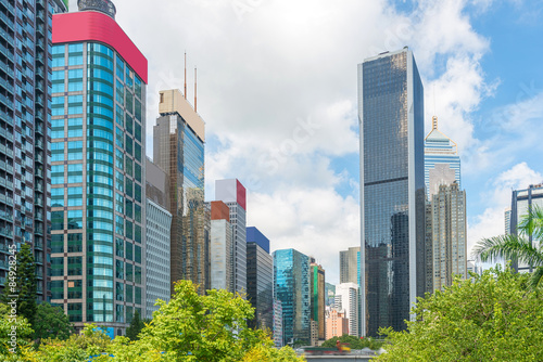 Photography modern business center in hongkong