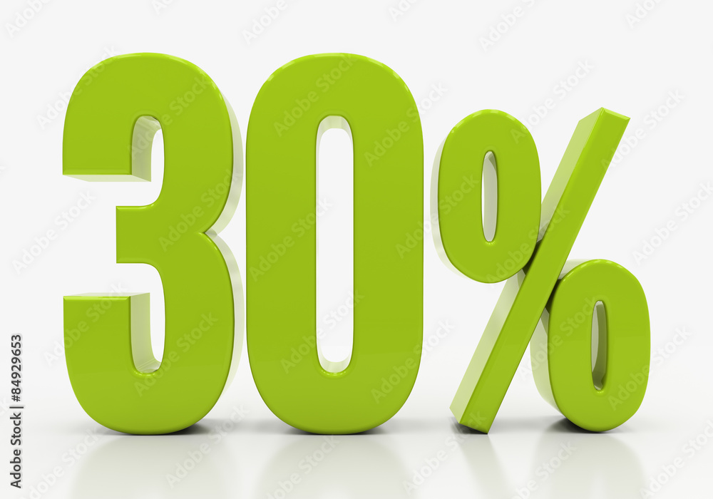 3D percent 3D percent