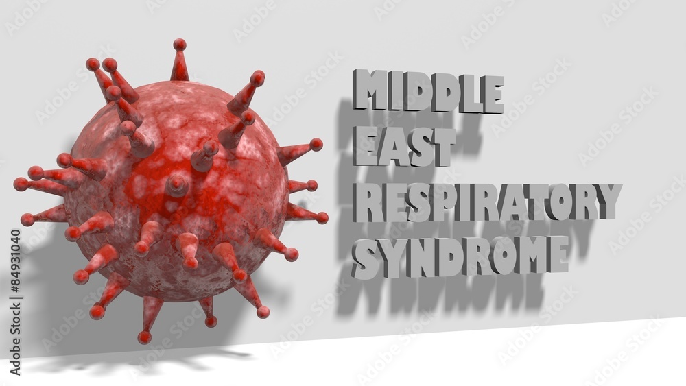 MERS virus epidemic alert medicical background MERS virus epidemic alert medicical background