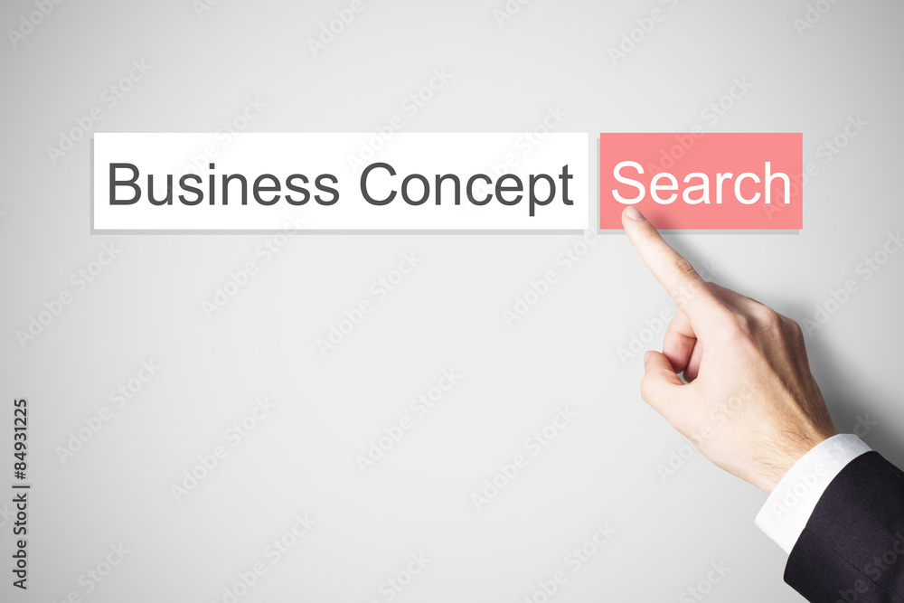 finger pushing web search button business concept finger pushing web search button business concept