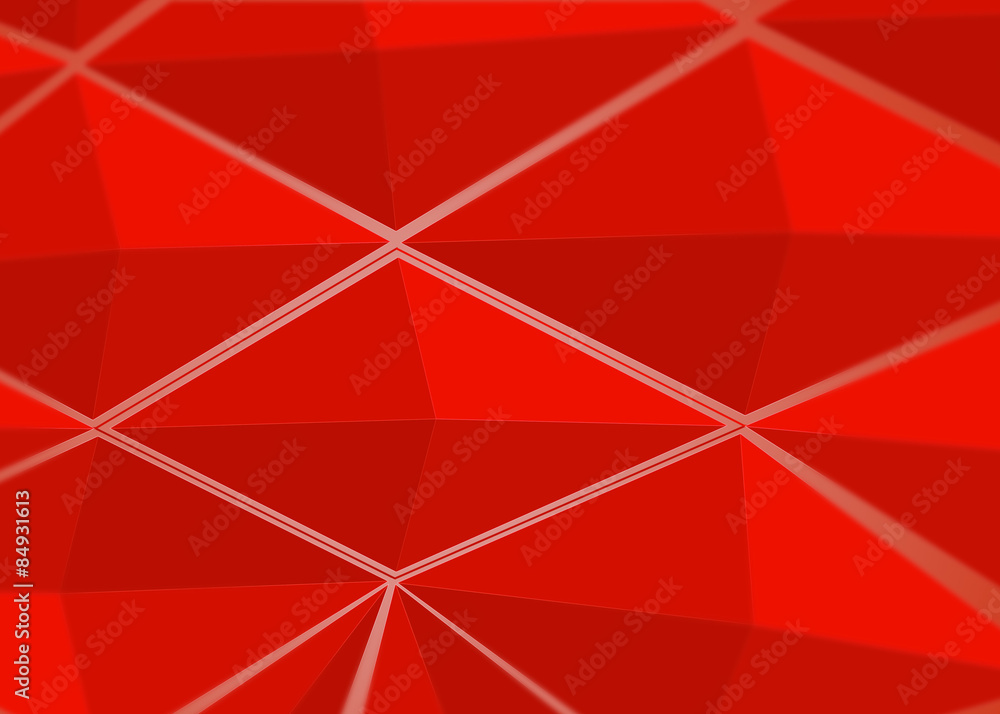 Red Triangles Background with blur Red Triangles Background with blur