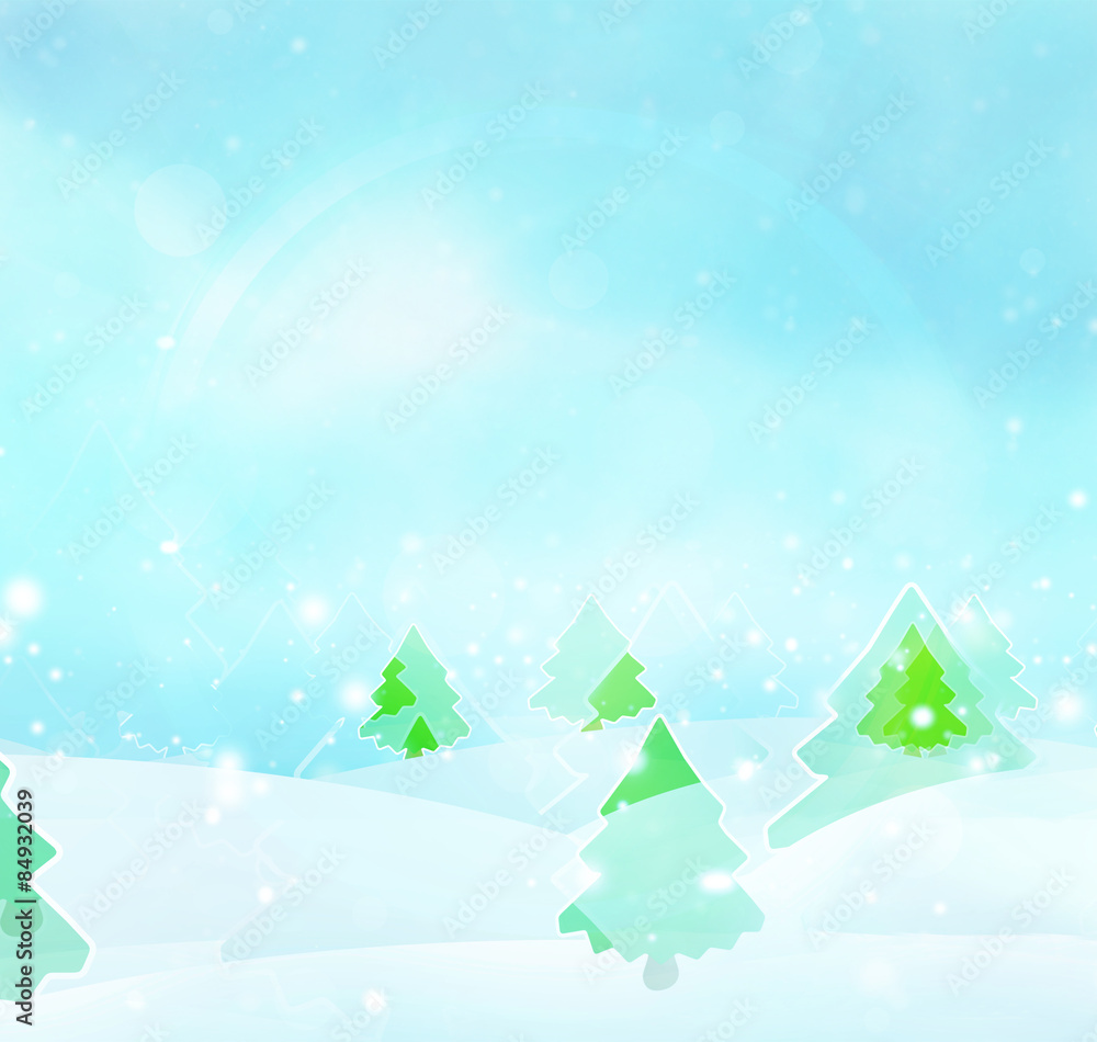 Fototapeta premium winter landscape