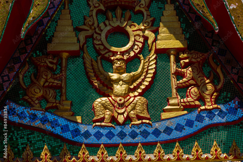 Roof detail Wat  thailand