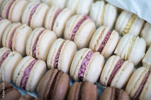 Tray of Delicious Macaroons