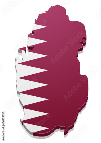Map Qatar