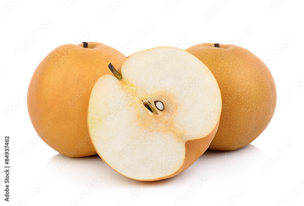 pear on white background pear on white background