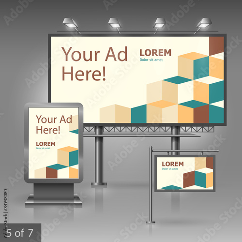 Outdoor advertising design