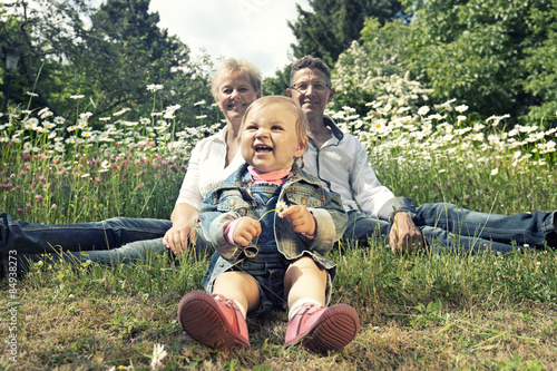 Portraitshooting im Garten - Familie photo