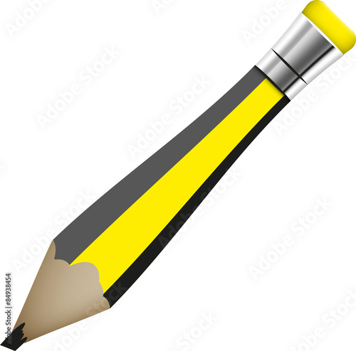simple pencil abstract vector illustration isolated eps 10