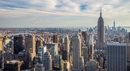 Cityscape of Manhattan  New York City