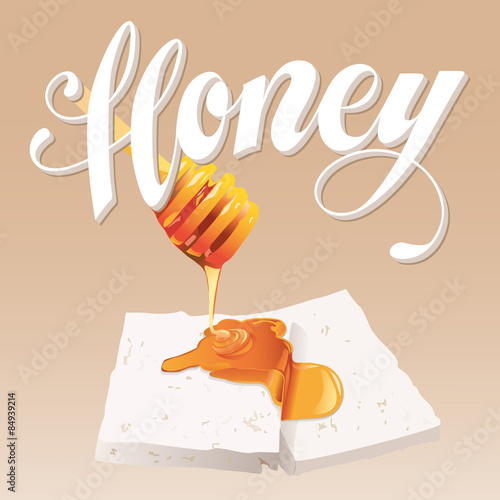 Honey Vector Illustration