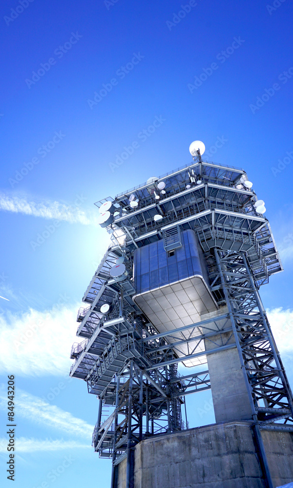 Observatory control tower structure Observatory control tower structure