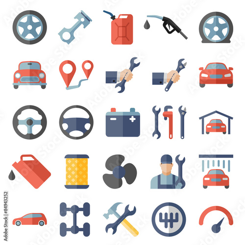 Car service maintenance icon 