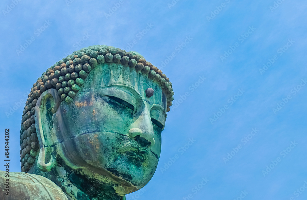 image of Great Buddha bronze statue in Kamakura, Kotokuin Temple image of Great Buddha bronze statue in Kamakura, Kotokuin Temple