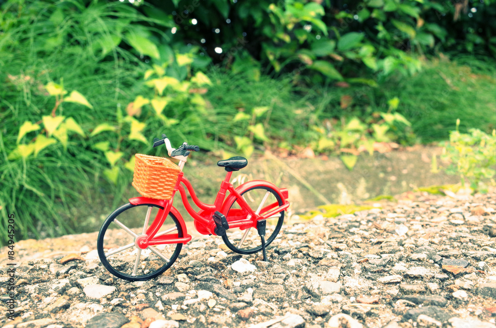 Fototapeta premium 赤い自転車