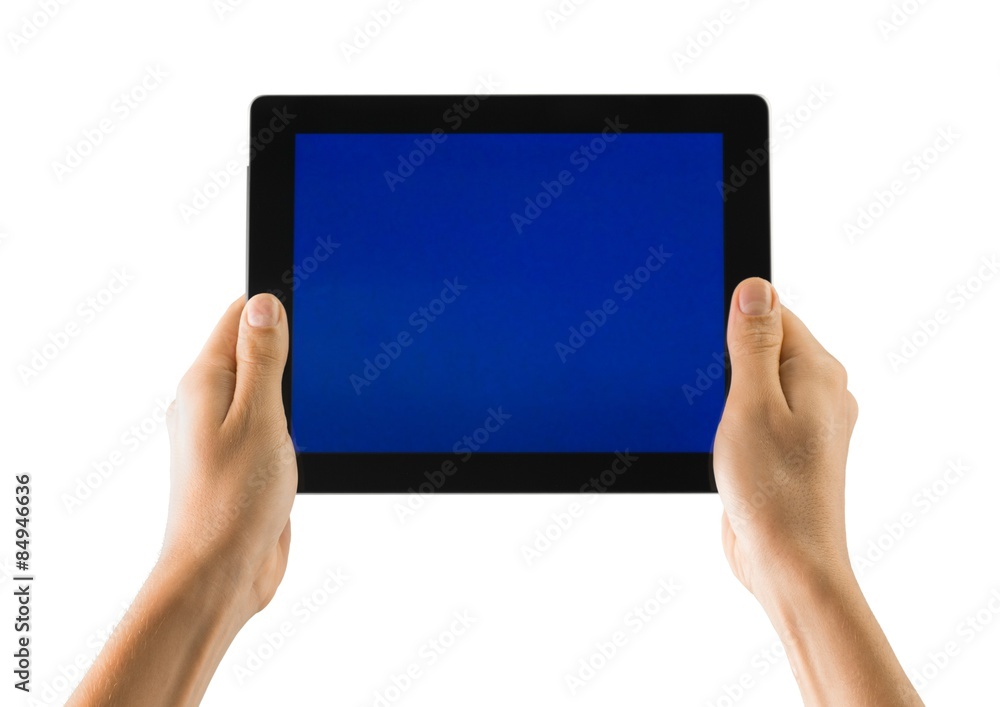 Note Pad, Human Hand, Digital Tablet. Note Pad, Human Hand, Digital Tablet.