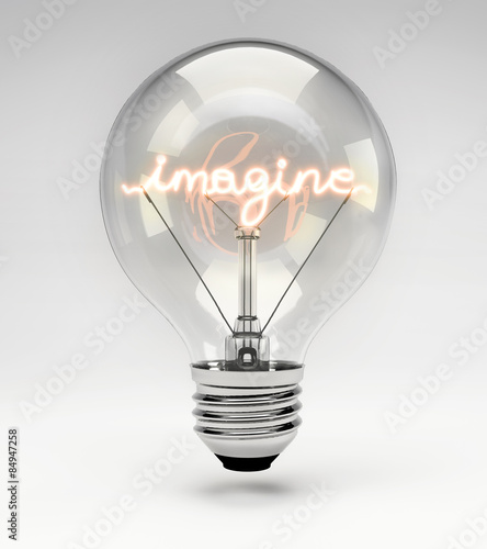 Conceptual Light Bulb (Set) - Imagine