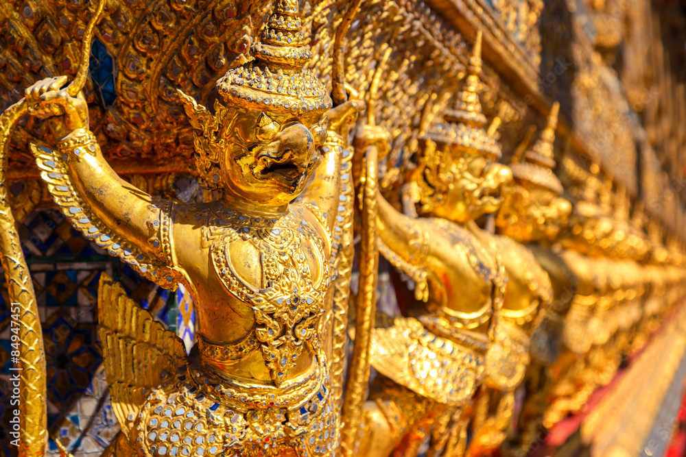 Karuda at Wat Phra Kaew - the Temple of Emerald Buddha in Bangkok, Thailand