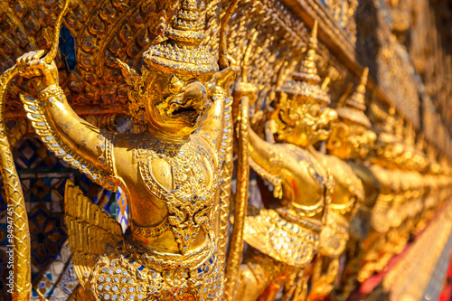 Karuda at Wat Phra Kaew - the Temple of Emerald Buddha in Bangkok  Thailand